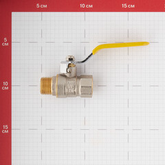 Кран шаровой газовый СТМ 1/2 ВР(г) х 1/2 НР(ш) ручка - фото 3