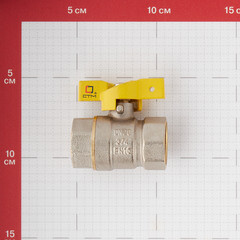 Кран шаровой газовый СТМ 3/4 ВР(г) х 3/4 ВР(г) бабочка - фото 4