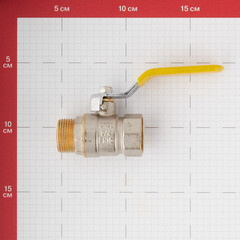 Кран шаровой газовый СТМ 3/4 ВР(г) х 3/4 НР(ш) ручка - фото 3