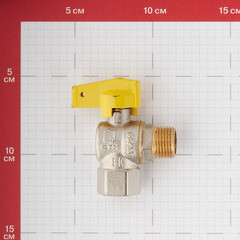 Кран шаровой газовый СТМ 1/2 ВР(г) х 1/2 НР(ш) бабочка угловой - фото 3