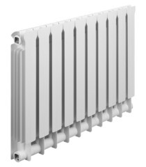 Радиатор биметаллический Global Style Extra 500 мм 10 секций 1" боковое подключение белый - фото 5