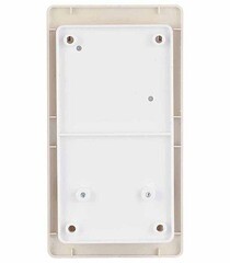 Блок выключатель и розетка Systeme Electric Glossa двухклавишный встраиваемый бежевый со шторками (GSL000274) - фото 2