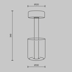 Лампа настольная светодиодная сенсорная 2200-4000К 3 Вт Maytoni AI Collaboration (MOD229TL-L3B3K1) - фото 4