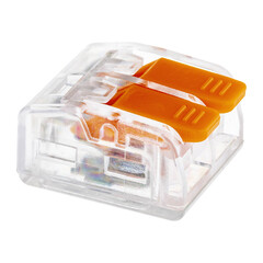 Изображение товара Клемма на 2 провода Duwi СМК 223-412 0,5-4 кв.мм с рычажками без пасты (50 шт.) (26690 7)