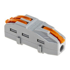 Изображение товара Клемма на 3 провода Duwi 4 кв.мм разветвительная с рычажками без пасты (4 шт.) (26664 2)