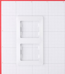 Рамка Systeme Electric Glossa двухместная белая (GSL000106) - фото 2