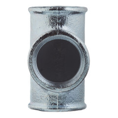 Тройник Gebo Platinum (130-6V) 1 ВР(г) х 1 ВР(г) х 1 ВР(г) чугунный оцинкованный - фото 2