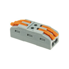 Изображение товара Клемма на 2 провода Duwi СМК-422х2 4 кв.мм с рычажками без пасты (5 шт.) (26741 6)