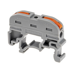 Изображение товара Клемма на 1 провод Duwi СМК-401DIN 4 кв.мм с рычажками без пасты (5 шт.) (26740 9)