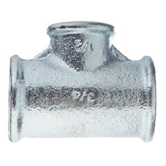 Изображение товара Тройник переходный Gebo Platinum (130-22V) 3/4 ВР(г) х 1/2 ВР(г) х 3/4 ВР(г) чугунный оцинкованный