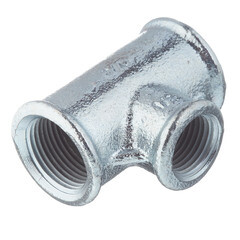 Тройник переходный Gebo Platinum (130-22V) 3/4 ВР(г) х 1/2 ВР(г) х 3/4 ВР(г) чугунный оцинкованный - фото 4