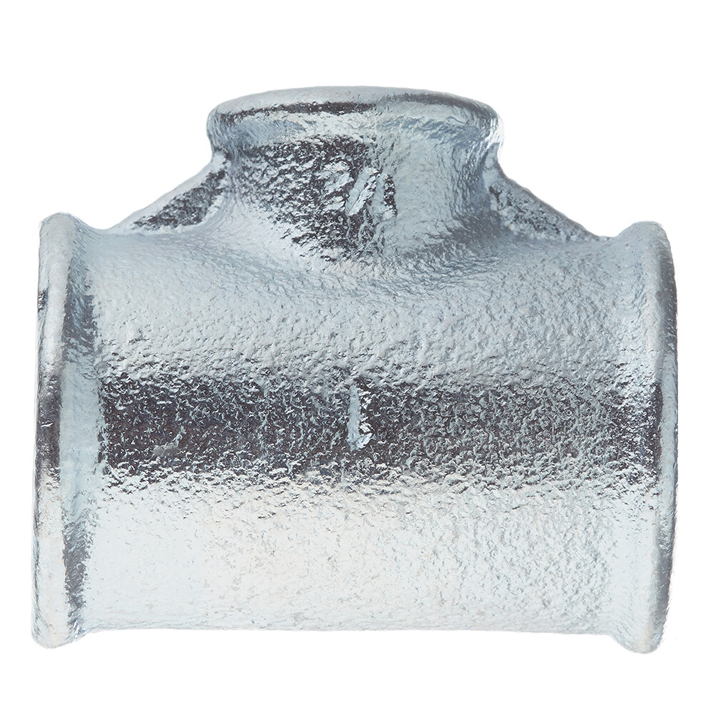 Изображение товара Тройник переходный Gebo Platinum (130-25V) 1 ВР(г) х 1/2 ВР(г) х 1 ВР(г) чугунный оцинкованный