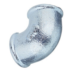 Угол Gebo Platinum (90-5V) 3/4 ВР(г) х 3/4 ВР(г) чугунный оцинкованный - фото 5