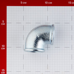 Угол Gebo Platinum (90-6V) 1 ВР(г) х 1 ВР(г) чугунный оцинкованный - фото 3