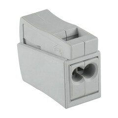 Изображение товара Клемма на 2 провода Duwi СМК 224-112 0,5-2,5 кв.мм с рычажками без пасты (5 шт.) (26735 5)