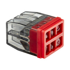 Изображение товара Клемма на 6 проводов Duwi СМК 772-246 2,5 кв.мм самозажимная с пастой (5 шт.) (26732 4)