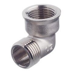 Угол 1/2 ВР(г) х 1/2 НР(ш) латунный - фото 1