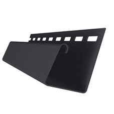 J-профиль Grand Line Decor Prem. Acryl 3000 мм графит 48 мм