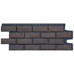 Панель фасадная Grand Line Design Plus Колотый камень 992х392 мм трюфель