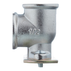 Водорозетка 1/2 ВР(г) х 1/2 ВР(г) на планке латунная - фото 3