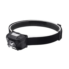 Изображение товара Фонарь налобный Ritter светодиодный 2 LED 3 Вт аккумуляторный Li-Pol 1200 мАч пластик 5 режима (56208 9)