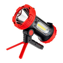 Изображение товара Фонарь прожектор Ritter светодиодный 2 LED 10 Вт аккумуляторный Li-Ion 3000 мАч пластик многофункциональный (29112 1)