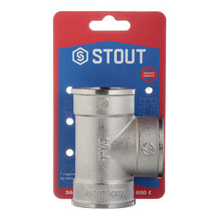 Тройник Stout 1 1/4 ВР(г) х 1 1/4 ВР(г) х 1 1/4 ВР(г) латунный (SFT-0020-000114) - фото 5