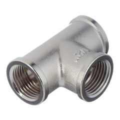 Тройник Stout 1/2 ВР(г) х 1/2 ВР(г) х 1/2 ВР(г) латунный (SFT-0020-000012) - фото 5