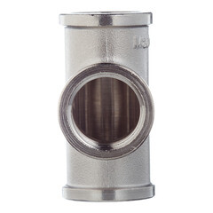 Тройник Stout 1/2 ВР(г) х 1/2 ВР(г) х 1/2 ВР(г) латунный (SFT-0020-000012) - фото 4