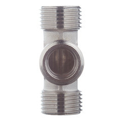 Тройник Stout 1/2 НР(ш) х 1/2 НР(ш) х 1/2 НР(ш) латунный (SFT-0018-121212) - фото 4