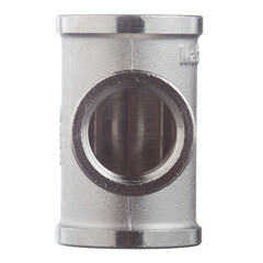 Тройник переходной Stout 3/4 ВР(г) х 1/2 ВР(г) х 3/4 ВР(г) латунный (SFT-0022-341234) - фото 4