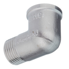 Угол Stout 1/2 ВР(г) х 1/2 НР(ш) латунный (SFT-0012-000012) - фото 7