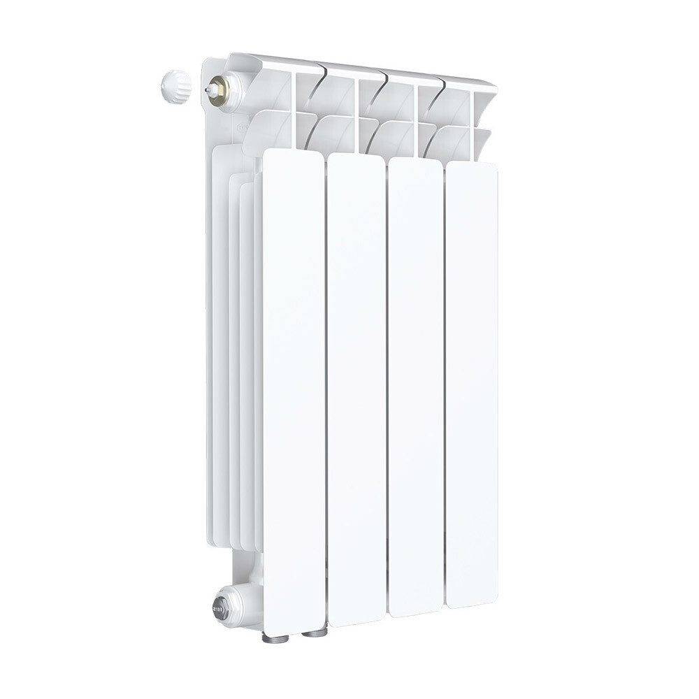 Изображение товара Биметаллический радиатор Rifar Base Ventil 4 секции 500 мм Нижнее левое подключение