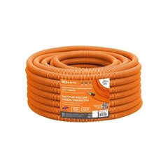 Труба гофрированная ПНД с кабелем ВВГПнг(А)-LS 3х2,5 мм2 20 мм TDM Electric легкая оранжевая (50 м) (SQ0140-3002) - фото 3
