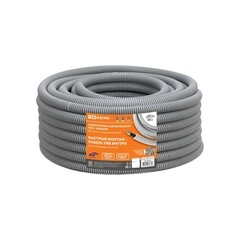 Труба гофрированная ПВХ с кабелем ВВГПнг(А)-LS 3х2,5 мм2 20 мм TDM Electric легкая серая (50 м) (SQ0140-2002) - фото 2