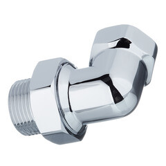 Американка угловая 1 ВР(г) х 1 НР(ш) хром латунная - фото 5