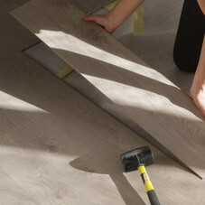 Укладка ламината прямая