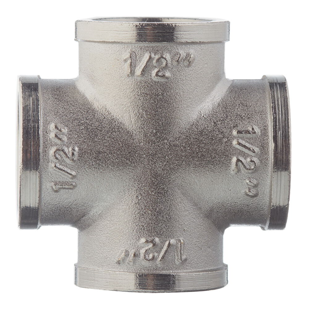 Изображение товара Крестовина Valtec 1/2 ВР(г) х 1/2 ВР(г) х 1/2 ВР(г) х 1/2 ВР(г) латунная (VTr.760.N.0004)