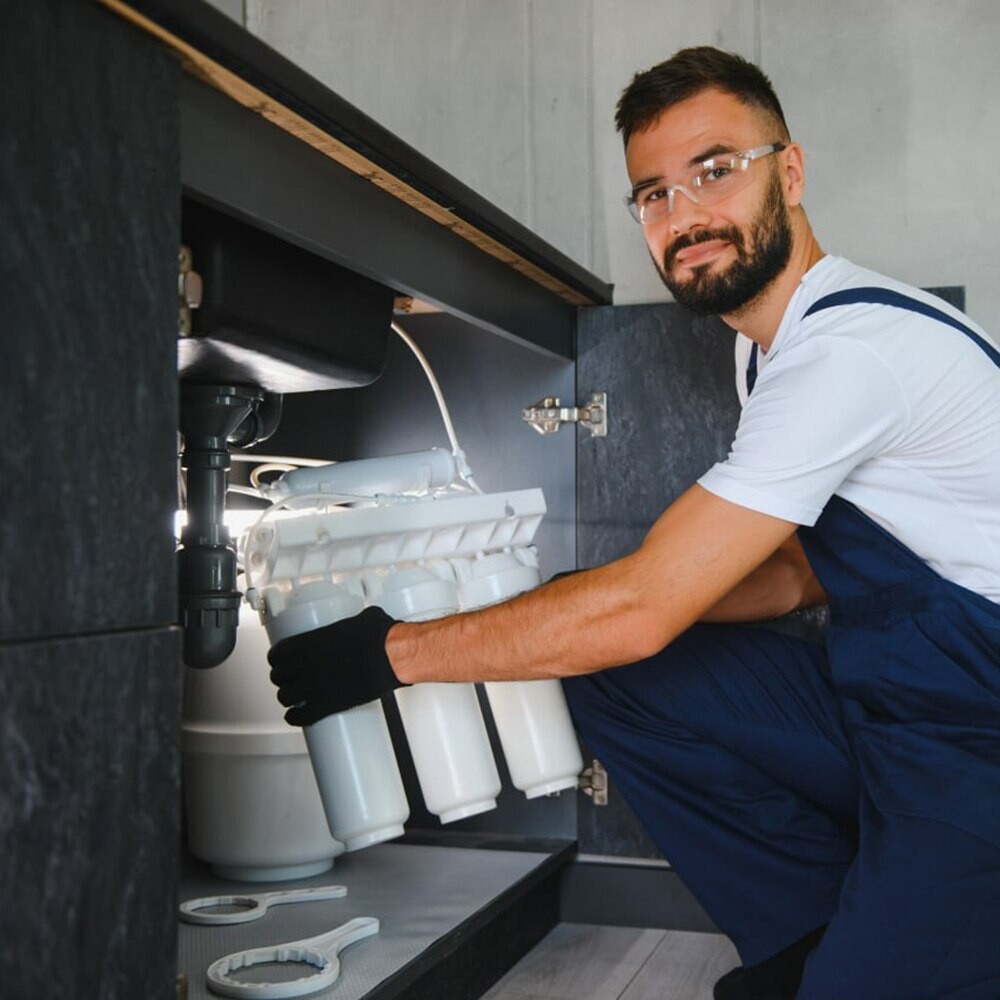 

Установка проточного фильтра для питьевой воды