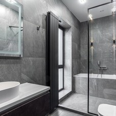 Укладка керамогранита или керамическоЙ плитки размером 60*60 см. прямая