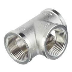 Тройник Valtec 1 1/4 ВР(г) х 1 1/4 ВР(г) х 1 1/4 ВР(г) латунный (VTr.130.N.0007) - фото 5