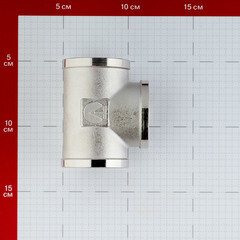 Тройник Valtec 1 1/4 ВР(г) х 1 1/4 ВР(г) х 1 1/4 ВР(г) латунный (VTr.130.N.0007) - фото 2