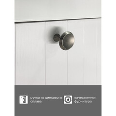 Комплект тумба с раковиной Comforty Сантьяго 80 см напольная ясень беленый (00-00021031CF) - фото 5