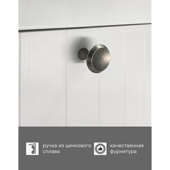 Комплект тумба с раковиной Comforty Сантьяго 60 см подвесная ясень беленый (00-00021028CF) - фото 5