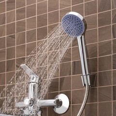 Смеситель для ванны РМС SL хром однорычажный с длинным изливом с лейкой (SL132-006E) - фото 3