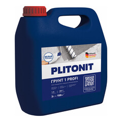 Изображение товара Грунт Plitonit 1/ 1 Profi 3 л концентрат 1:5