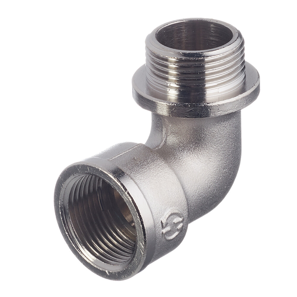 Изображение товара Угол Stout 3/4 ВР х 3/4 НР никелированный для трубопроводов