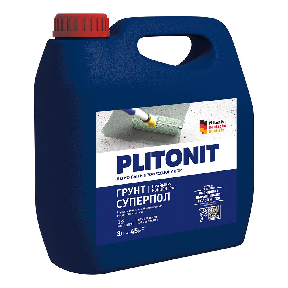 Изображение товара Грунт Plitonit СуперПол Profi 3 л концентрат для полов