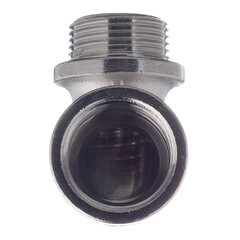 Угол Stout 3/4 ВР(г) х 3/4 НР(ш) с упором никелированный (SFT-0016-000034) - фото 5