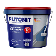 Гидроизоляция акриловая Plitonit ГидроЭласт 14 кг - фото 1